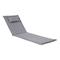 Aurinkotuolin pehmuste Home4You WICKER harmaa 55x195x3 cm polyesteri – kuva 1