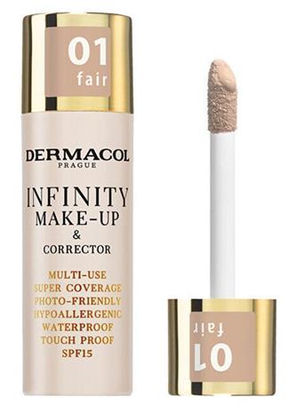Dermacol Infinity Make-up & Corrector Voidemainen meikkivoide 20 g 2.5 Vanilla