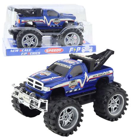 Pelastusmaastoauto, 27 cm, sininen