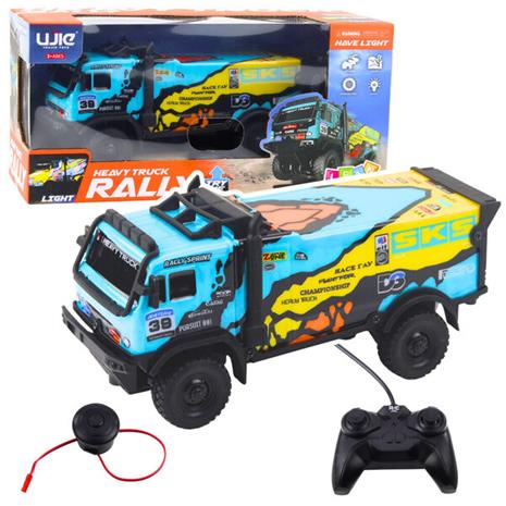 Kauko-ohjattava kuorma-auto, sininen