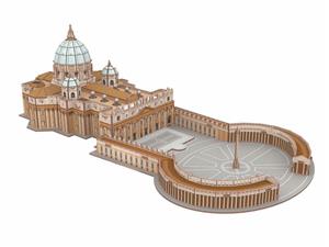 3D-palapeli Pyhän Pietarin basilika, Vatikaani, 68 os.