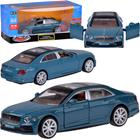 Metallinen BENTLEY FLYING SPUR HYBRID -auton malli äänillä ja valoefekteillä, sininen
