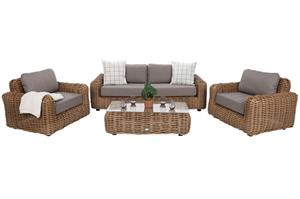 Ulkokalustesetti Umbria, Beige / Taupe Melange