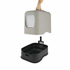 ROTHO - Kissan wc talo 51 x 39 x 40 cm - hiekkalaatikko - Cappuccino