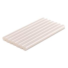 Bradas Metallic White -kuumaliimatikut 11×150 mm, 7 kpl