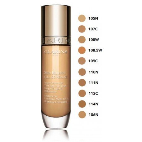 Clarins Skin Illusion Full Coverage 105N 30 ml