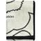 Marimekko Piirto Unikko vieraspyyhe 30x50 cm Ivory-black – kuva 6