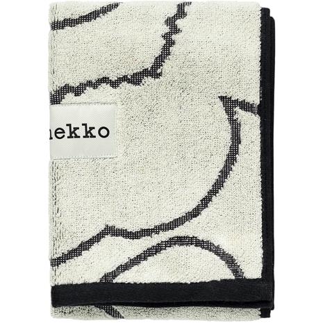 Marimekko Piirto Unikko vieraspyyhe 30x50 cm Ivory-black