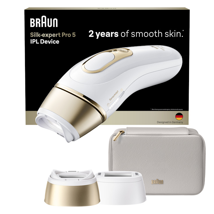 Braun Silk-expert Pro PL5210 IPL Intense pulsed light (IPL) Gold, White