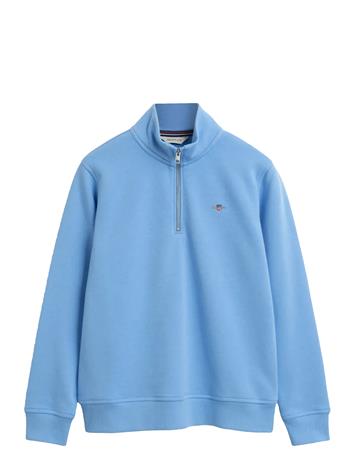GANT Shield Half Zip Sweatshirt Tops Sweat-shirts & Hoodies Sweat-shirts Grey GANT