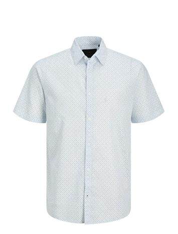 Jack & Jones Jprblasummer Linenblend Print S/S Jnr - Blue - 176