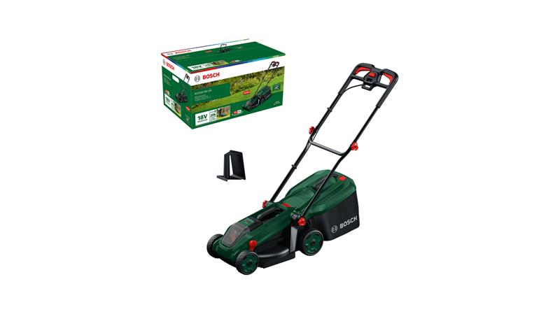 Bosch Rotak 18V-34 (06008B9N01) 18V 34cm, akkuruohonleikkuri (ilman akkua ja laturia) – kuva 1/8