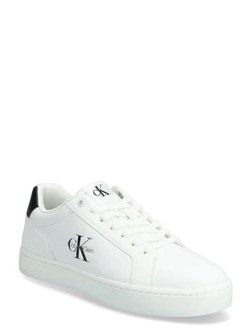 Calvin Klein Classic Cupsole Mono Lth Matalavartiset Sneakerit Tennarit White Calvin Klein