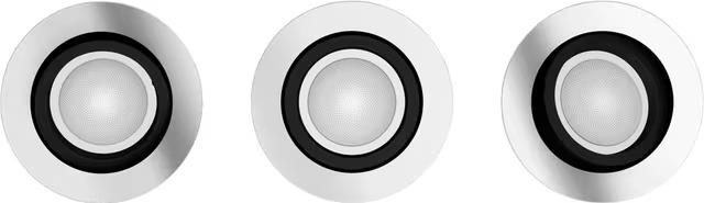 Philips Hue Milliskin Recessed Kohdevalaisin Pyöreä - Alumiini - 3-Pack