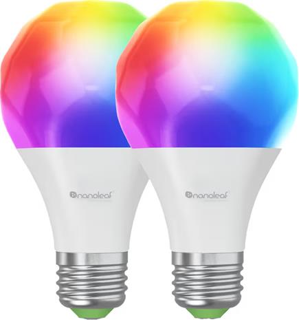 Nanoleaf Essential RGB LED älylamppu 9 W E27 (2 kpl) – kuva 1/6