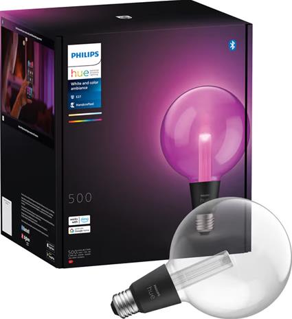 Philips Hue Lightguide Globe -älylamppu, E27, G125