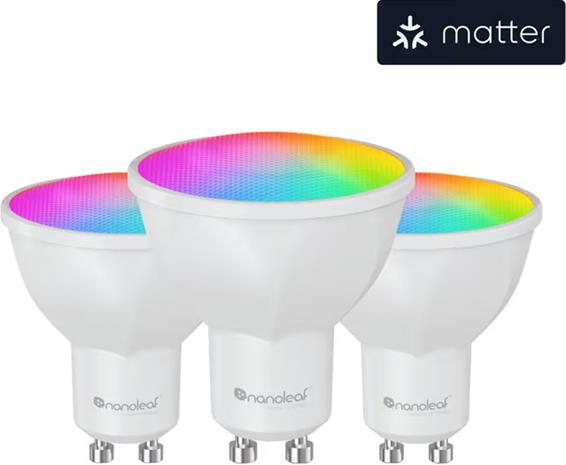 Nanoleaf Essentials Matter LED lamppu GU10 (3 kpl)