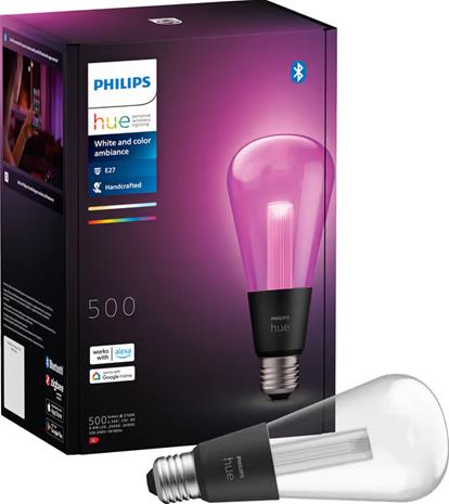 Philips Hue Lightguide Edison -älylamppu, E27, ST72