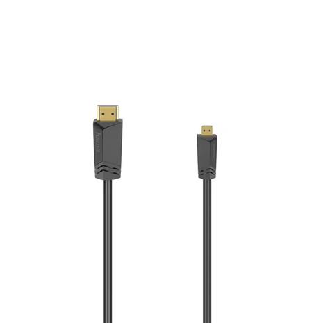 Hama High-Speed HDMI Cable Type-A Plug - Type-D Plug (Micro) Ethernet 1.5 m