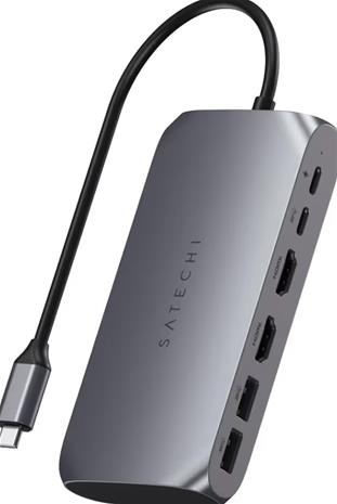 Satechi USB-C Multimedia M1 -adapteri, Tähtiharmaa