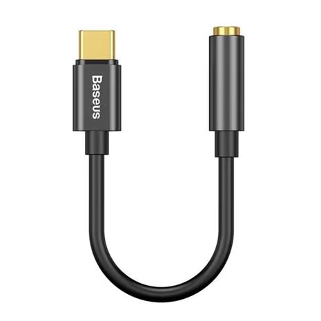 Baseus L54 Audio Adapter USB-C + mini jack 3.5mm (Black)