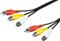 Pro Composite audio/video connector cable 3x RCA – kuva 8