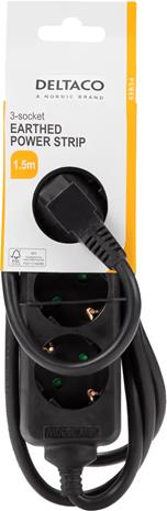 Aurdel power strip - child protected earthed - 3680 Watt