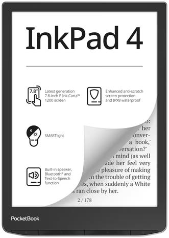 PocketBook InkPad 4, e-kirjan lukulaite