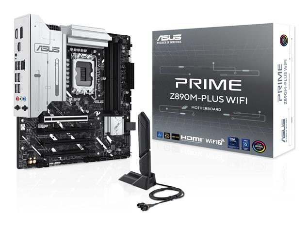 ASUS PRIME Z890M-PLUS WIFI Emolevy - Intel Z890 - Intel LGA1851 socket - DDR5 RAM - Micro-ATX