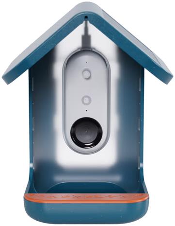 BirdBuddy - Smart Bird Feeder 2.0 Blue with Solar Panel