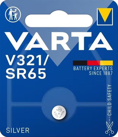 Varta â€“ V321/SR65 Silver Coin 1 Pack (321101401)