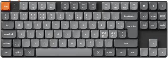 Keychron K1 Max QMK ISO RGB, langaton pelinäppäimistö