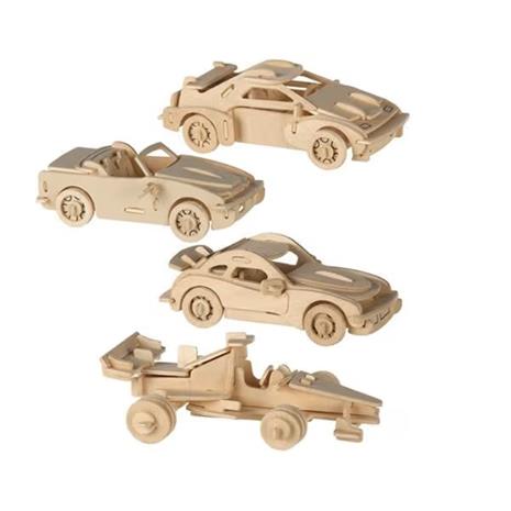 Puupalapeli 3D Autot