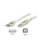 Pro USB-A <-> USB-B 2.0 - 1.8m - Läpinäkyvä – kuva 1
