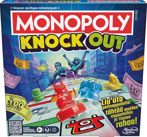 Hasbro Gaming Monopoly Knockout lautapeli