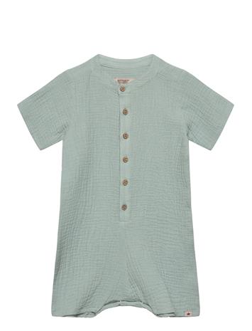 Huttelihut Playsuit Ss Muslin - Pink - 86