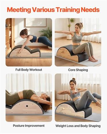 Pilates-tasapainolaite, musta – kuva 1/1