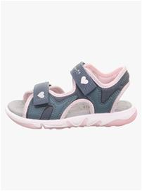 Superfit Pebbles Sandaalit, Sininen/Vaaleanpunainen, 35