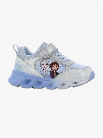 Disney Frozen Vilkkuvat Lenkkarit, Silver/Light Blue, 29