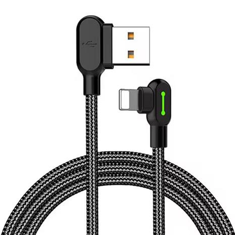 Mcdodo Angle USB?Lightning Cable CA?4671 LED - Black