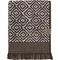 Mette Ditmer - MOROCCO bath towel - Chocolate / Off-white – kuva 6