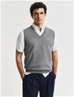 GANT Classic Cotton Slipover - Navy - XXL