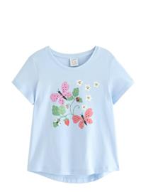 Lindex Short-Sleeved Top - Yellow - 134