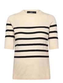 Vero Moda Maternity Vmmsaba Plain Ss O-Neck Pullover - Cream - XXL