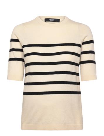Vero Moda Maternity Vmmsaba Plain Ss O-Neck Pullover - Cream - XXL