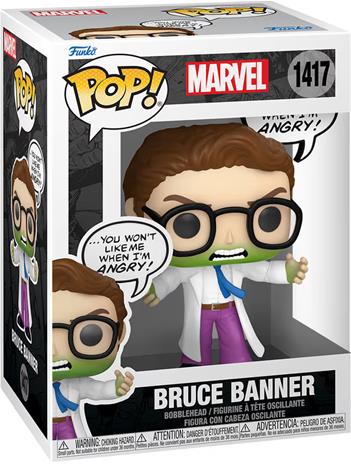 Funko Pop!: Marvel Comics - Bruce Banner(dont Make Me Angry) 9cm FIGU