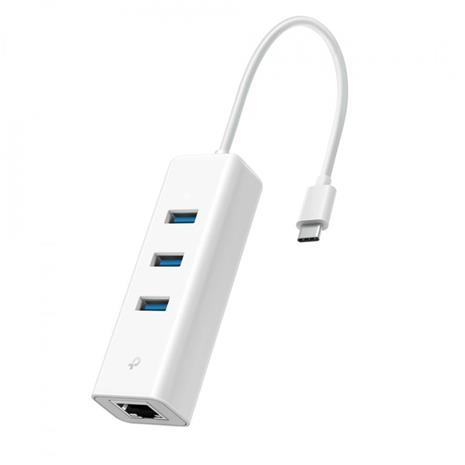 TP-Link UE330C USB-C - 3xUSB-A + LAN -USB hubi