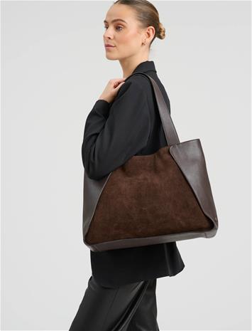 DEPECHE Madrid Shopper - Brown - ONE SIZE