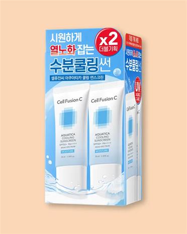 Cell Fusion C Aquatica Cooling Sunscreen - 35 ml * 2 pcs