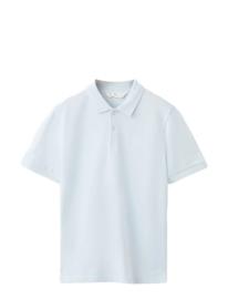 Mango Cotton Polo Shirt - Blue - 13-14